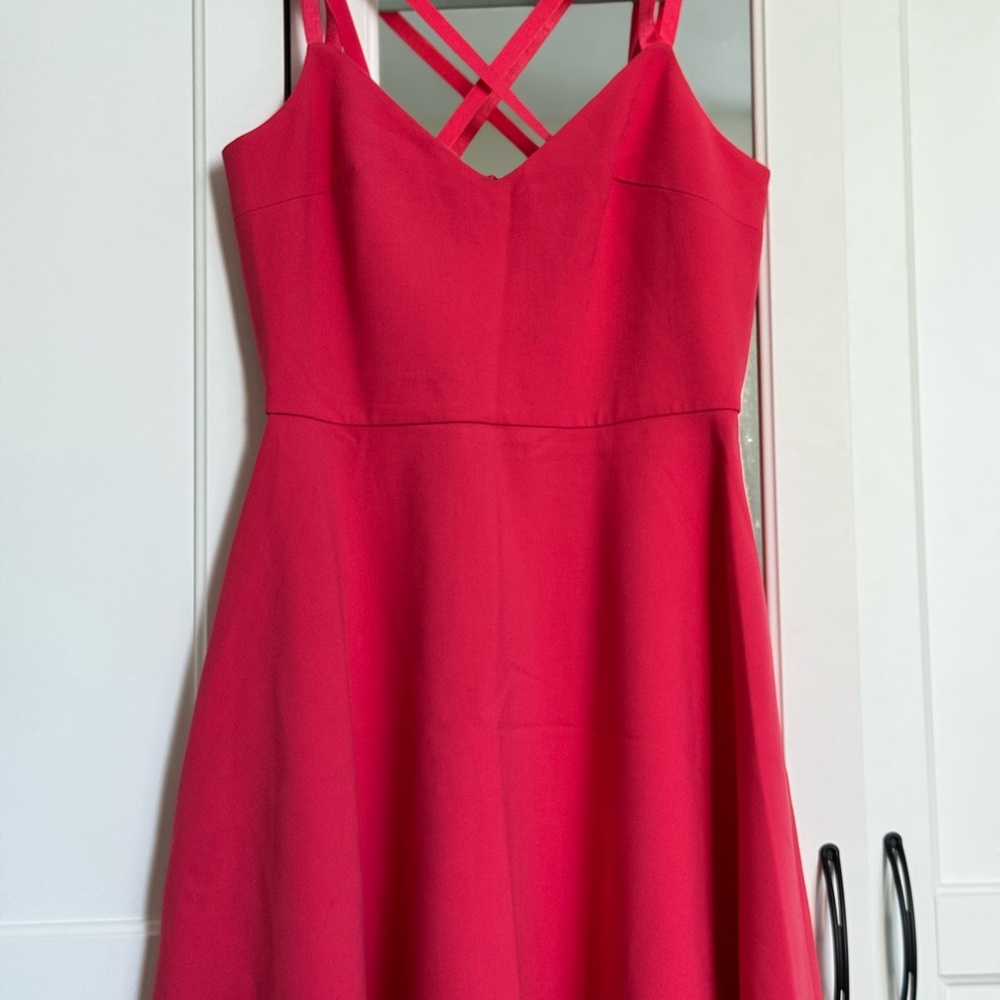 French Connection Red A-Line Cocktail Dress
